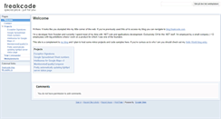Desktop Screenshot of freakcode.com