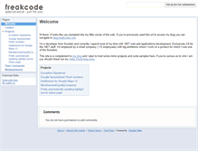 Tablet Screenshot of freakcode.com